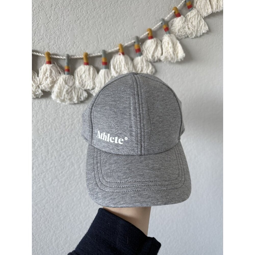 Lululemon Athlete Gray Cotton Blend Cap Hat Sporty Athletic Outdoor Mens OS